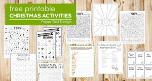 Free Printable Christmas Activities for Kids - Paper Trail Design