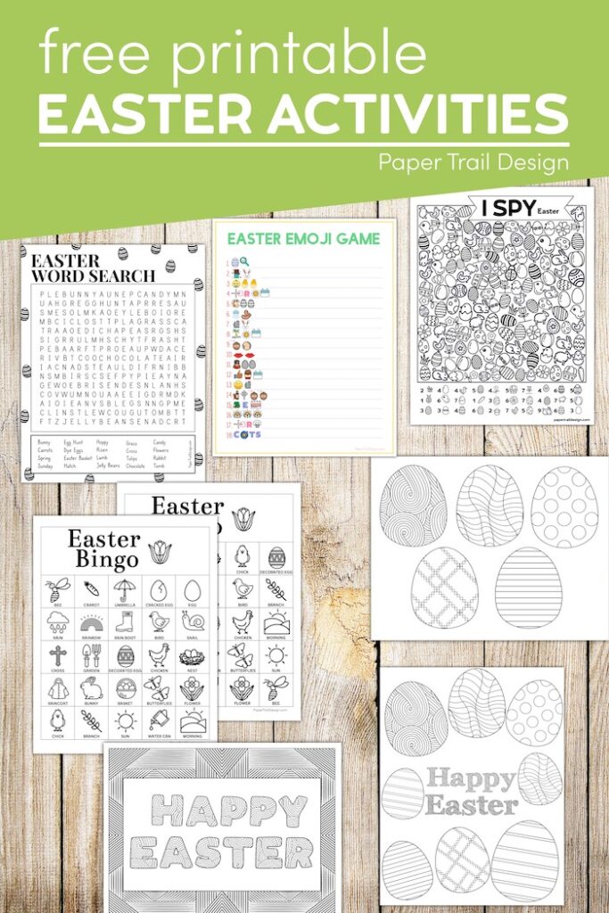 Free Printable Easter Games - Paper Trail Design